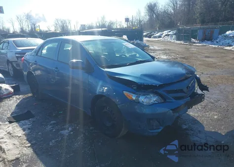 2013 Toyota Corolla L z USA, uszkodzony, nr VIN 5YFBU4EE0DP099696